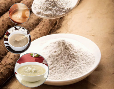 Bột Củ Mài (Hoài Sơn) nguyên liệu làm bánh, bún miến phở, nấu súp cháo chè 500Gram